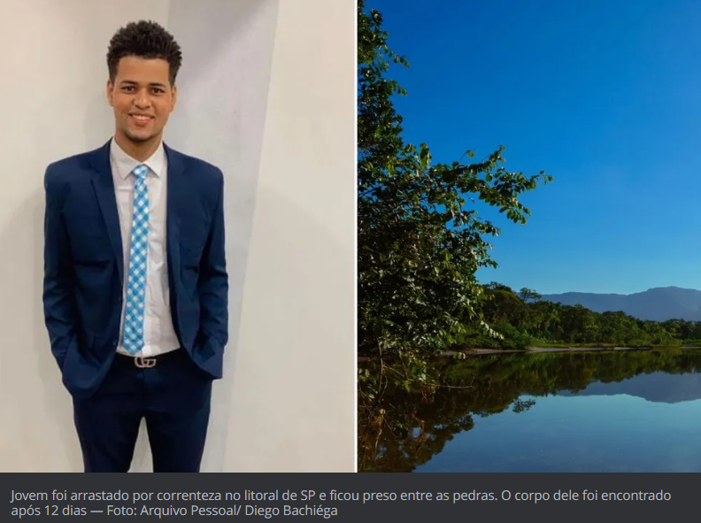 Corpo de jovem arrastado por correnteza em bertioga é encontrado