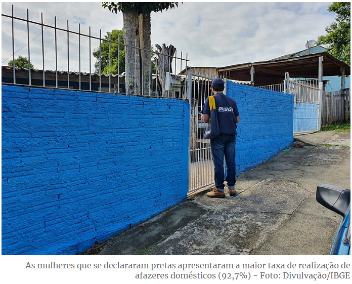 Mulheres fazem trabalho doméstico por 9,6 horas a mais que os homens por semana, aponta IBGE