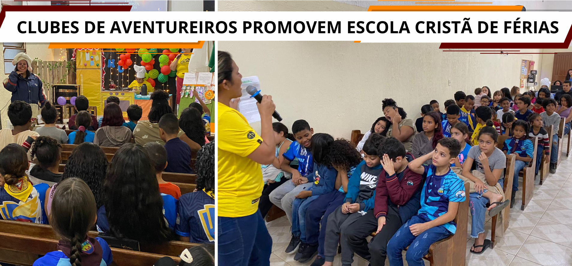 Clubes de Aventureiros Promovem Escola Cristã de Férias