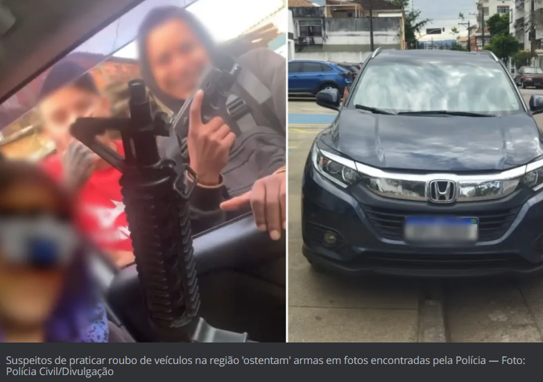 Menor que mostrava armas e celebrava crimes na internet é apreendido após roubar carro