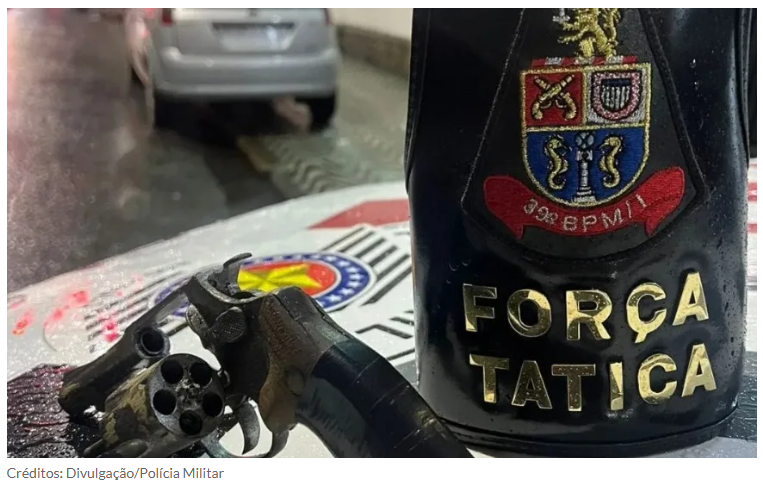 Suspeito de roubar carro é preso em flagrante em São Vicente após perseguição