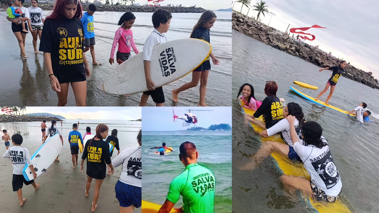 Projeto SANTOSurfa encerra 2025 com impacto social e amplia atuação para 2026
