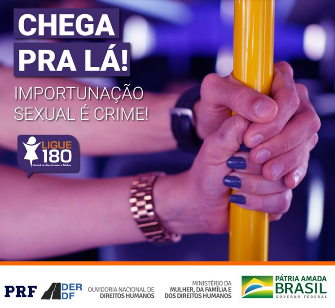 SÃO PAULO: NÚMERO DE DENÚNCIAS DE CASOS DE IMPORTUNAÇÃO SEXUAL NO ESTADO CRESCEU 84%