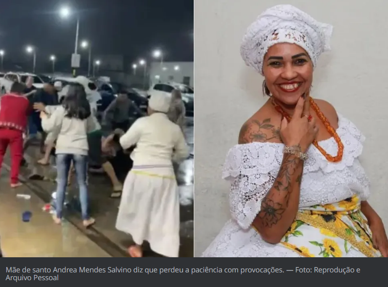 MÃE DE SANTO ENVOLVIDA EM CONFUSÃO GENERALIZADA EM MERCADO DIZ QUE BRIGA FOI MOTIVADA POR DÍVIDA DE R$1,3 MIL