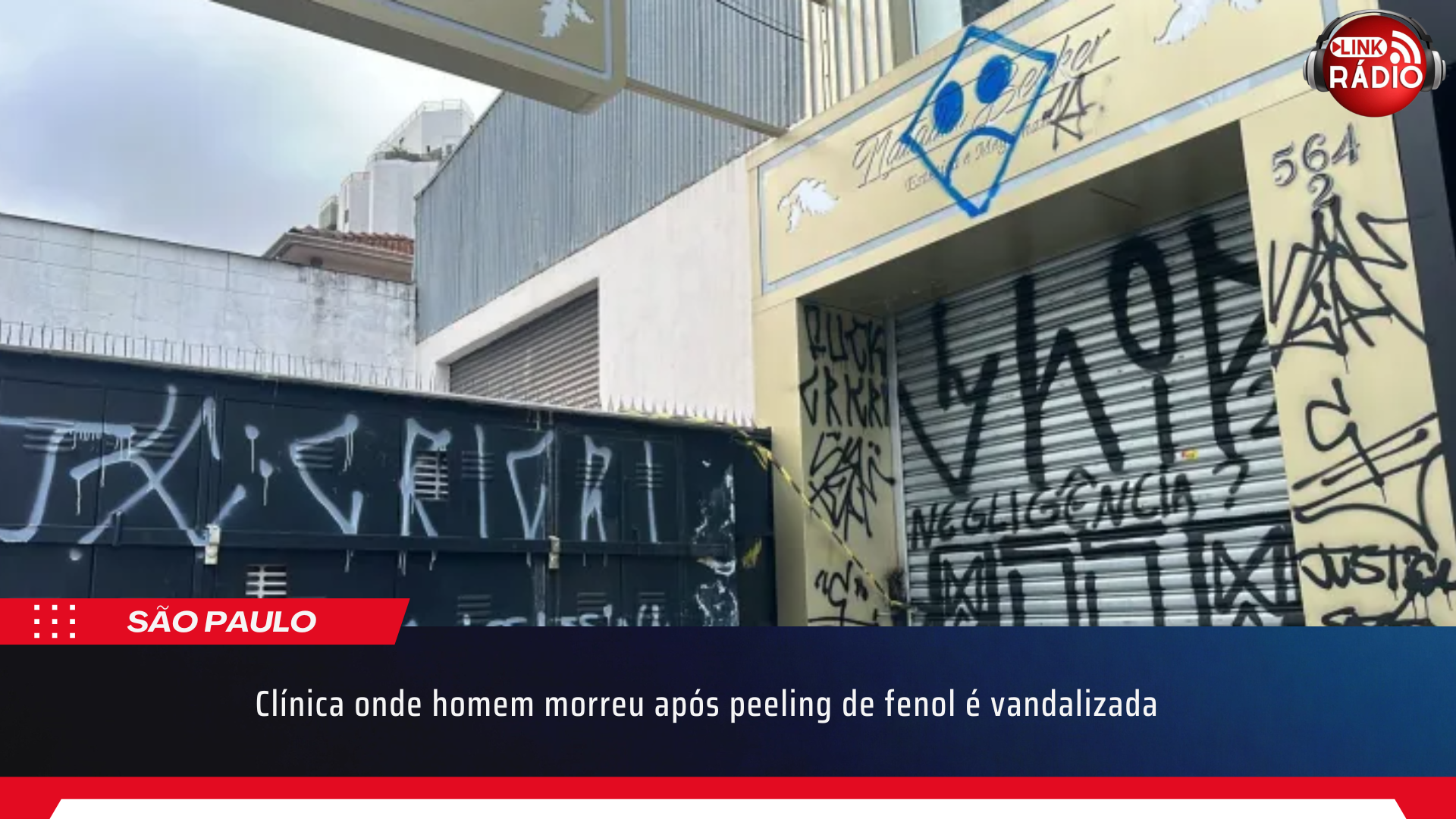 Clínica onde homem morreu após peeling de fenol é vandalizada